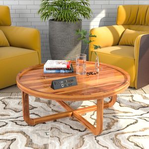 โต๊ะข้างเคลือบป้องกัน ทนทาน เป็นมิตรกับสิ่งแวดล้อม โต๊ะกาแฟ เฟอร์นิเจอร์ห้องนั่งเล่น ดีไซน์โบราณแบบดั้งเดิม สำหรับใช้ในบ้าน ขายส่ง - Product Image 6