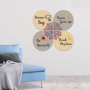 Décoration murale en bois « Dream Big » : Plante bohème pour la maison, le bureau, la chambre et le salon - Product Image 2