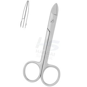 Ciseaux médicaux manuels en acier inoxydable pour la défaçon des pansements, réutilisables, classe II, pour usage scolaire et chirurgie générale - Product Image 1