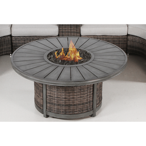 25 H X 52 W Outdoor Propane <b>Fire</b> <b>Pit</b> <b>Table</b> - Product Image 1