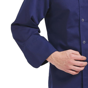 Veste de chef pour homme de qualité supérieure à prix abordable, couleur unie, fabriquée en tissu de coton. - Product Image 4