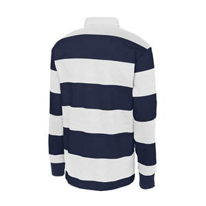 เสื้อรักบี้ผู้ใหญ่แบบยูนิเซ็กซ์ขายดีที่สุด เสื้อฟุตบอลแขนยาวระบายอากาศได้ดี ผลิตจากโพลีเอสเตอร์ผสมคอตตอน พร้อมดีไซน์และขนาดที่ออกแบบเองได้ - Product Image 2