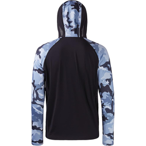 Sudadera con Capucha Eco Blend Camo para Hombre, Sudadera con Capucha de Algodón Reciclado y Poliéster, Diseño Sostenible con Cordón Ajustable - Product Image 3