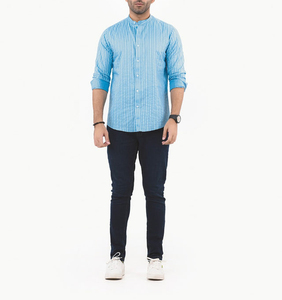 Nouvelle mode polynésienne : Chemise décontractée pour homme à manches longues en satin, respirante, écologique, tissée, anti-plis, idéale pour la plage et le printemps - Product Image 4