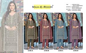 Robe pakistanaise en mousseline épaisse avec broderie de sequins et travail Khatli, tenue de soirée de créateur pour mariage et événements festifs - Product Image 5