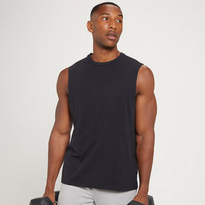 Camiseta Deportiva Negra Personalizada para Hombre, 100% Algodón Tejido, Ecológica, de Secado Rápido, Superior Comodidad y Transpirabilidad, Estilo Urbano - Product Image 4