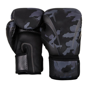 ถุงมือชกมวย MMA ระดับมืออาชีพ แบบผูกเชือกและตีนตุ๊กแก หนังแท้ อุปกรณ์ฝึกซ้อม ระบายความชื้น สำหรับใช้งานกลางแจ้ง - Product Image 5