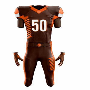 Fournisseur d'uniformes de football américain personnalisés en polyester 100% imprimés par sublimation, pour équipes, clubs, écoles, marque privée, vente en gros - Product Image 4