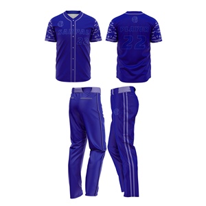 Conjunto de uniforme de ropa deportiva de béisbol/softbol Unisex de alta calidad de talla grande y transpirable para hombres conjunto de béisbol de alta calidad personalizado - Product Image 2
