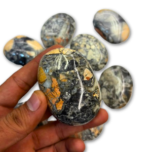 Piedra de Jaspe Maligano Natural Pulida con Superficie Lisa y Patrón Único, Decoración Feng Shui para el Hogar, Regalo - Product Image 3