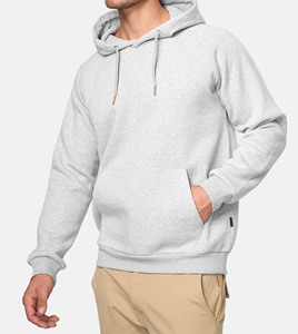 Top Trending Men's Puff Printed 100% Cotton Fleece Hip Hop Hoodies for Casual Winter Wear Solid Pattern New Online Selling - Product Image 2
