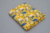 Tela 100% Algodón Suave y Puro con Estampado Floral para Ropa - Túnica India para Vestidos, Cortinas, Ropa de Dormir, Juguetes, Ligera