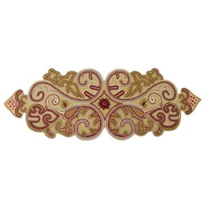 Fashionable Design Table Decor <b>Placemat</b> Colored Flower <b>Beads</b> Design for Food Restaurant Bar Wedding Design Multiple <b>Beads</b> Pads - Product Image 5