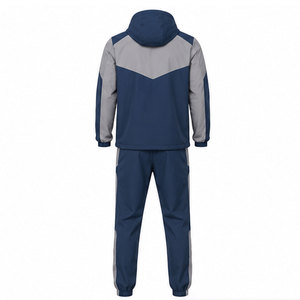 Ensemble coupe-vent personnalisé haut de gamme avec tissu léger résistant à l'eau, doublure en maille respirante et fermeture éclair intégrale - Product Image 2