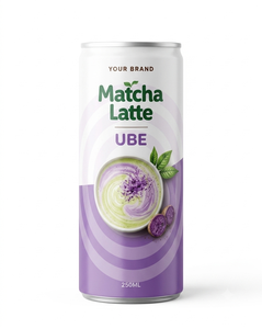 Boisson au matcha saveur UBE 250 ml, fournisseur OEM ODM de haute qualité du Vietnam, faible MOQ - Product Image 1
