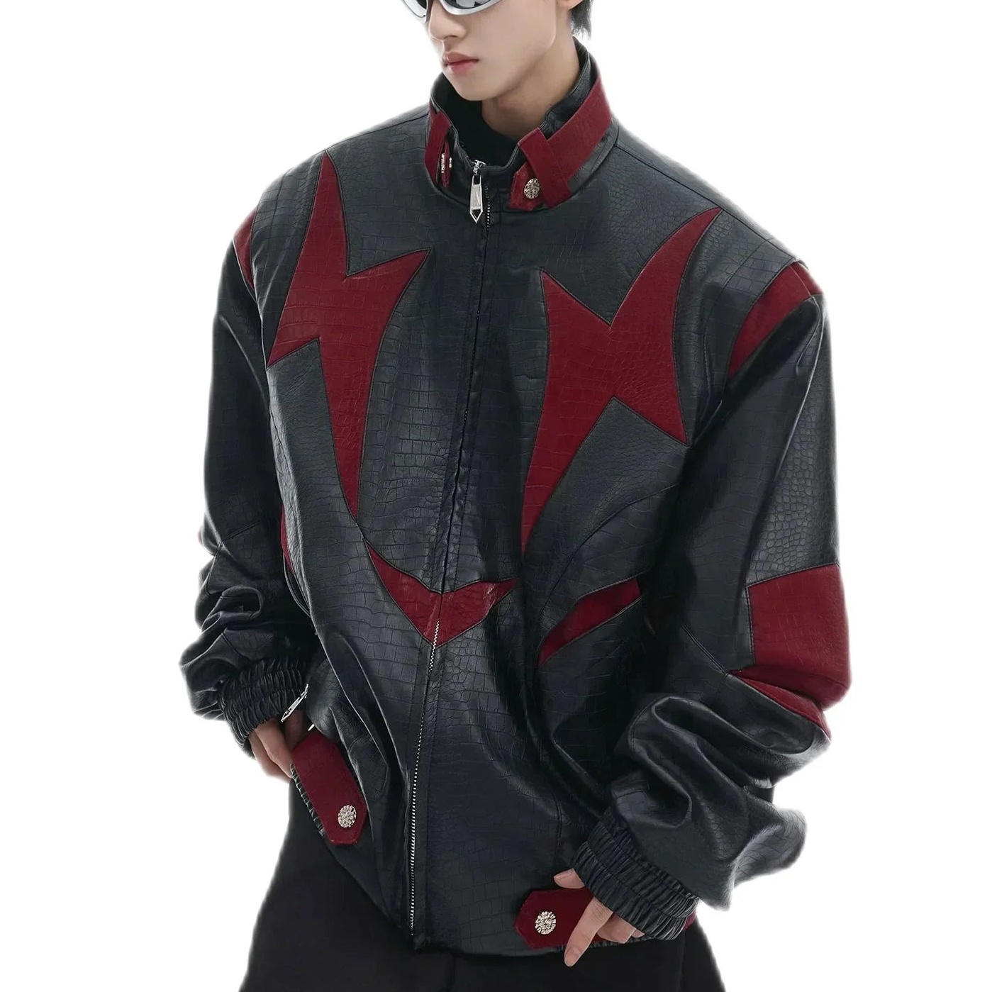 Shop Our Real Leather Jacket - Y2K Patches & Designer Style