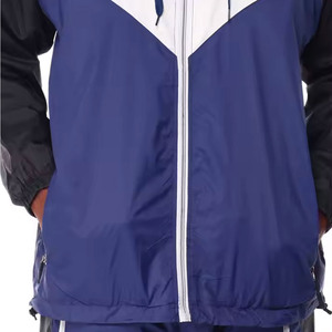 Vêtements de sport actifs pour hommes, coupe-vent, ensemble de jogging, veste à séchage rapide et pantalon de jogging pour l'exercice quotidien - Product Image 5