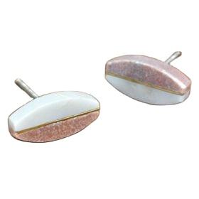 มือจับประตูและมือจับตู้หินอ่อนธรรมชาติขัดเงา กันน้ำ สไตล์หรูหรา สำหรับตกแต่งบ้าน - Product Image 5