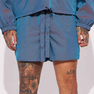 Ensemble de survêtement coupe-vent léger pour homme en nylon 100% avec veste zippée et pantalon de jogging élastique, personnalisable OEM, vêtements de sport et streetwear - Product Image 2