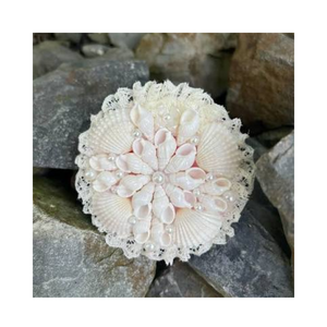 Ocean Inspired Seashell <b>Mirror</b> Natural <b>Shell</b> Framed Decorative Wall <b>Mirror</b> Handmade Home Decor - Product Image 3