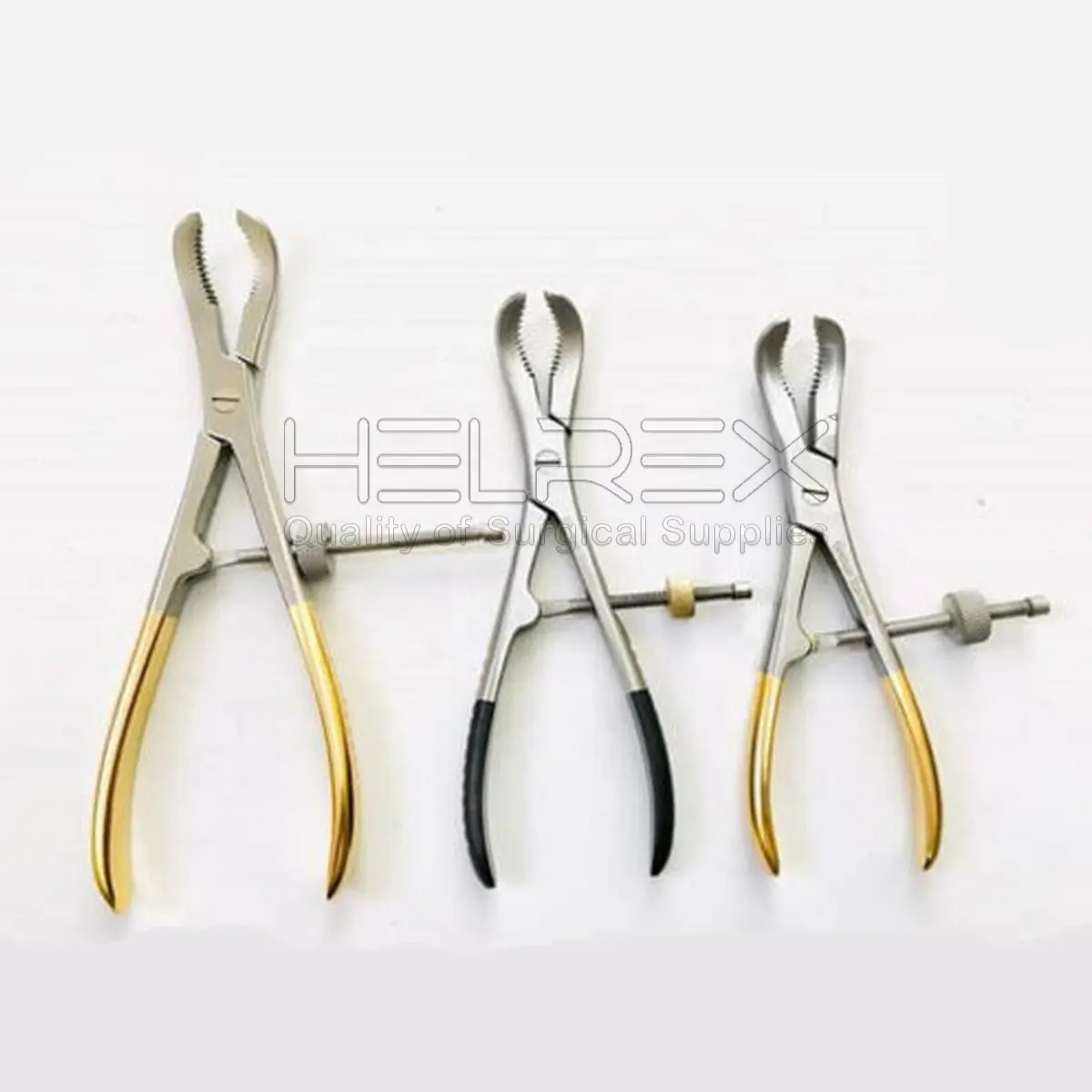 Ortopédicas de suporte de redução de osso, fórceis de 3 pcs instrumentos cirúrgicos por helrex