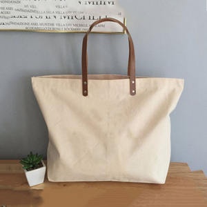กระเป๋าผ้าแคนวาสขนาดใหญ่พิเศษ พิมพ์ลายตัวอักษรโลโก้ตามสั่ง ทนทาน ใช้ซ้ำได้ สำหรับใส่ของช้อปปิ้ง สะพายไหล่ได้ - Product Image 2