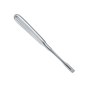 Elevador periostal recto de acero alemán Adson de 17 cm con borde roma para limpieza de prótesis dentales de Grip Surgical - Product Image 4