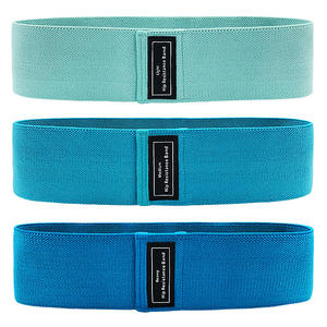 Custom Logo 3 Level Anti Slip Fitness Gym <b>Workout</b> Pilates Polyester Fabric Loop Hip Booty Resistance <b>Band</b> - Product Image 4