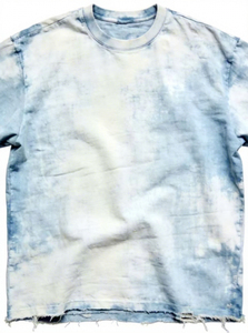 Ripped Stonewashed Distressed Breathable 100% Cotton Plus Size Shirt Loose Fit Oversized Baggy Drop Shoulder O Neck Casual - Product Image 4