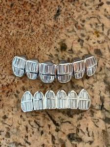 2024 luxe 10k solide or dents grill diamant 2023 style tendance Provence personnalisé grillz poussière moissanite unisexe pour femmes hommes - Product Image 6