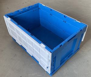 <span class=keywords><strong>ลัง</strong></span>พลาสติกพับได้ขนาด 600x400x300 มม. พร้อมฝาปิด แบบซ้อนเก็บได้ สำหรับจัดเก็บและขนส่ง ความจุ 57 ลิตร กล่องพลาสติก - Product Image 2