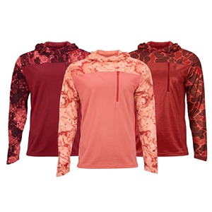 Sudadera con Capucha de Pesca para Hombre, Manga Larga, Protección Solar UPF 50, Estampado por Sublimación con Letras/Estampado Sólido, Secado Rápido, 100% Poliéster, Personalizable - Product Image 1
