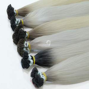 Vrais cheveux I-Tips extensions de cheveux à la kératine Double étiré Blond vietnamien prix de gros du produit - Product Image 3