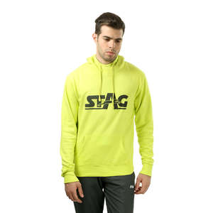 STAG ICONIC: SUDADERA CON CAPUCHA VERDE NEÓN SS- SH4 - Product Image 1
