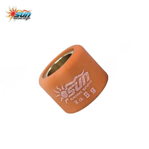 SUN Racing Nouveaux poids à roulettes en laiton 16x13mm 8G pour scooter BEAT ICON (6 PCS/SET) - Product Image 4