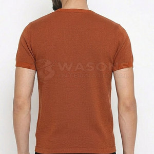 T-shirt en coton à col rond au look élégant, matière en coton respirante, coupe confortable, usage quotidien décontracté - Product Image 6