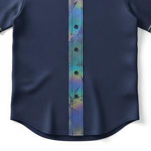 Camiseta de béisbol de diseño personalizado OEM, uniforme de softbol a rayas con botones, fabricante de ropa deportiva transpirable al por mayor - Product Image 4