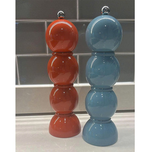 Wholesale Price Manual Salt and <b>Pepper</b> <b>Grinder</b> Customized Size Color Shape Lacquer Salt and <b>Pepper</b> Mill from Vietnam Factory - Product Image 4