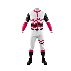 Custom Printed <b>Baseball</b>/Softball Uniform 100% Polyester Moisture-Wicking Quick Dry Digital Print Short Sleeves V-Neck/Crew Neck - Product Image 1