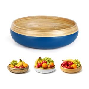 Bol à salade en bambou tressé écologique à prix abordable pour ustensiles de cuisine, bols de service modernes personnalisés OEM/ODM fabriqués au Vietnam - Product Image 2