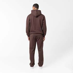 Size Winter Breathable Heavyweight Custom Unisex Stacked <b>Pants</b> Sweat suit Manufacturer Acid Wash Tracksuits for Men - Product Image 2