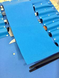 100% Genuine Leather Eco-Friendly Lightweight Classic Portable Chef Knife Roll Professional Collection LKR-0371 - Product Image 2