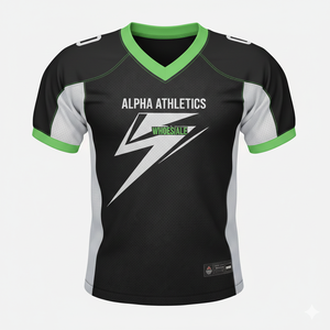 Jersey de Fútbol Americano Personalizado de la Serie Elite Rams, Malla Pesada de Spandex/Algodón, Antibacteriano, Uniformes con Costuras de Precisión - Product Image 1