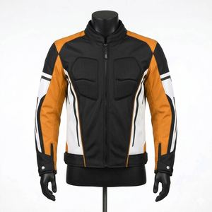 Latest Style Motorbike <b>Motorcycle</b> Racing Sport Genuine Leather Motorbike <b>Jacket</b> for Men with Thermal Lining - Product Image 1