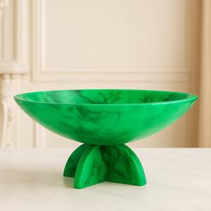 Tazón de resina epoxi de diseño para una colección de vajilla de lujo que mejora la presentación de la comida con una belleza artesanal. - Product Image 2