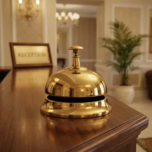 <b>Brass</b> Table <b>Bell</b> Vintage Office Call <b>Bell</b> Service <b>Bell</b> for Hotels Schools Restaurants Reception Reception Hospitals - Product Image 4