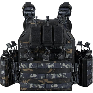 Gilet tactique personnalisé porte-plaques, gilet d'entraînement découpé au laser, vente en gros OEM - Product Image 2