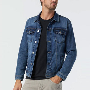 Chaqueta de Mezclilla para Hombre, a la Moda, 100% Algodón, para Invierno, con Logotipo Frontal Personalizable, Diseño de Alta Calidad, Venta en Línea - Product Image 1