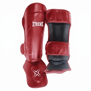 สนับแข้ง MMA แบบสั่งทำพิเศษ ขนาดปรับได้ แผ่นรองแข้งเสริมความแข็งแรง สนับแข้งมวยไทย สายรัดปรับได้ - Product Image 1