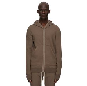 Sweat à capuche zippé pour homme 2025, logo personnalisé, doux, haute qualité, 100% coton, pour l'hiver, design personnalisé en vente - Product Image 2